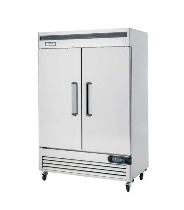 Migali C-2FB-HC 54″ Two Section Reach In Freezer, (2) Solid Doors