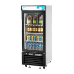 Exhibidor Refrigerado Migali C-10RM-HC de 24 1/4" con puerta de vidrio de una sección, (1) puerta con bisagra derecha