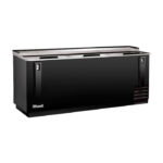 Migali C-HBC95-HC 95" Forced Air Bottle Cooler - Holds (900) 12 oz Bottles, Lid Locks