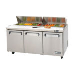 Migali C-SP72-18-HC 72 7/10" Sandwich/Salad Prep Table w/ Refrigerated Base, 115v