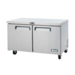 Migali C-U60F-HC 60 1/5" W Undercounter Freezer w/ (2) Sections & (2) Doors