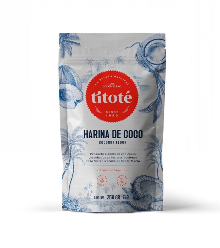 Titoté Coconut flour-100% Coconut Derived Doypack 250 gr
