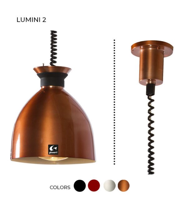 Glasart Lumini Retractable Heat Lamp