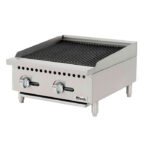 Parrilla a gas Migali C-RB24 de 24" con rejillas de hierro fundido, 70,000 BTU