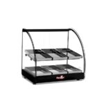 Vitrina calentadora de alimentos Tita FWD2-18BL de 18 pulgadas con doble estante
