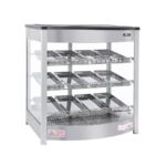 Vitrina calefactada de mostrador Tita FWD3S12P de 25 5/8" con servicio completo - (3) estantes