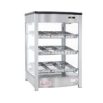 Vitrina calefactada de mostrador Tita FWD3S9P de 18 7/8" con servicio completo - (3) estantes
