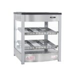 Vitrina calefactada de mostrador Tita FWD2S6P de 18 7/8" con servicio completo - (2) estantes