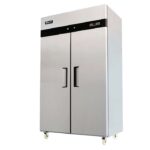 Migali C-2R-HC 51 7/10″ Two Section Reach In Refrigerator, (2) Left/Right Hinge Solid Doors
