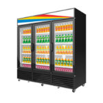 Refrigerador exhibidor Atlas air de 70 pies cúbicos con puerta de vidrio