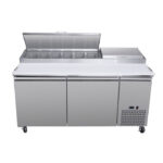 Atlas Air 67” w Pizza Prep Table Refrigerator