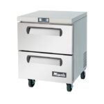 Migali C-U27F-D-HC 27″ Under-counter & Work Top Freezer with Drawers