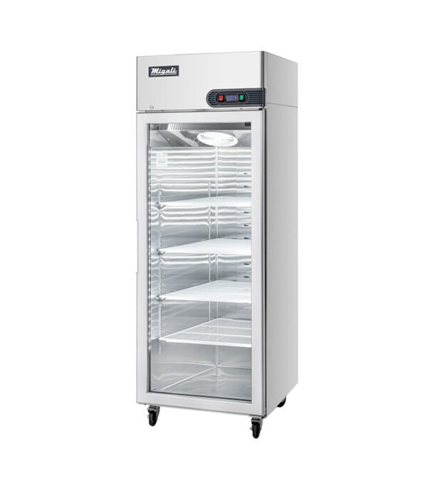 Migali C-1RG-HC One Section Door Glass Reach-In Refrigerator