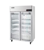 Migali C-2FG-HC Two Section Door Glass Reach-In Freezer