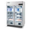 Migali C-2FG-HC Two Section Door Glass Reach-In Freezer