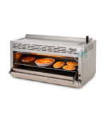 Asador Salamander de propano líquido Migali C-SM-36-LP de acero inoxidable