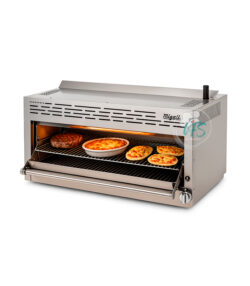 Asador Salamander de propano líquido Migali C-SM-36-LP de acero inoxidable
