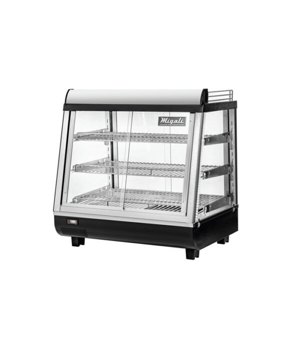 Migali C-HCT27-S 27” Heated Countertop Display Case 3.3 cu-ft. Stainless Steel