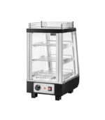 Migali C-HCT14-S 14” Heated Countertop Display Case 2.6 cu-ft. Stainless Steel