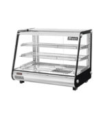 Migali C-HCT34 34” Heated Countertop Display Case 5.6 cu. ft. Stainless Steel