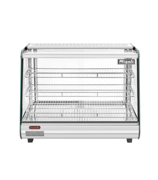 Migali C-HCT34 34” Heated Countertop Display Case 5.6 cu. ft. Stainless Steel