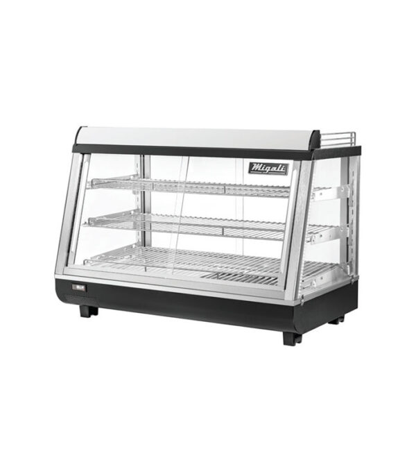 Migali C-HCT36-S 36” Heated Countertop Display Case 4.8 cu. ft. Stainless Steel