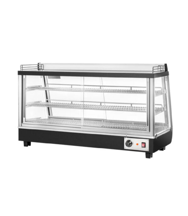 Migali C-HCT48-S 48” Heated Countertop Display Case 6.5 cu. ft. Stainless Steel