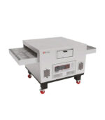Migali MSP-3848 conveyor pizza oven with 12-inch pizza, high-volume cooking