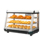 Migali C-HCT36-S heated countertop display case with 4.8 cu-ft capacity