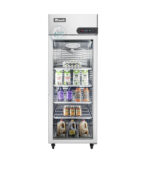 Refrigerador de una sección con puerta de vidrio Migali C-1RG-HC