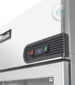 Congelador vertical de una sección con puerta de vidrio Migali C-1FG-HC