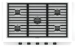 wolf 36-inch gas cooktop 5 burners wolf 36″ cooktop continuous grates dual burners