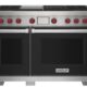 wolf 48-inch dual fuel range with charbroiler and griddle