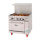Migali C-RO-36G-NG 36" Gas Range w/ Full Griddle & Standard Oven, Natural Gas