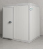Commercial refrigeration walk-in cooler with insulated panels