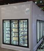 Large cold storage room for commercial kitchen